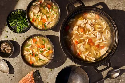 Homestyle Chicken Noodle Soup – Group