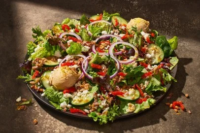 Mediterranean Greens with Grains